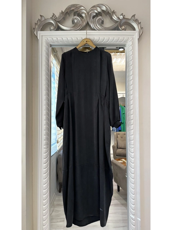 INVEE 7013 Siyah Modal Elbise