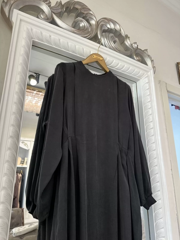 INVEE 7013 Siyah Modal Elbise