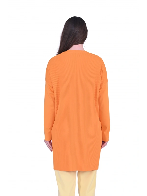 İNVEE 7014 Triko Tunik - Mango