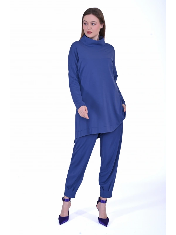İNVEE 7022 Modal Takım - İndigo