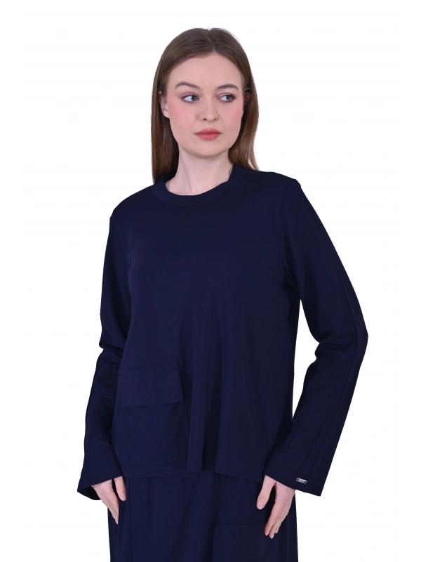 İNVEE Etekli Modal Takım - Lacivert