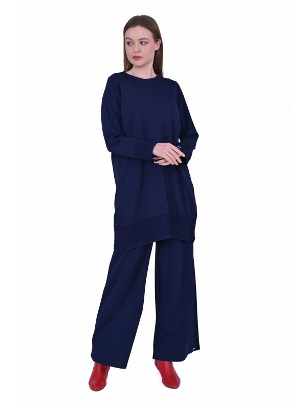 İNVEE 7025 Lacivert Triko Tunik