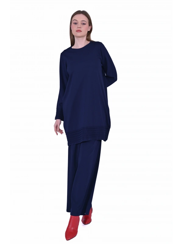 İNVEE 7025 Lacivert Triko Tunik