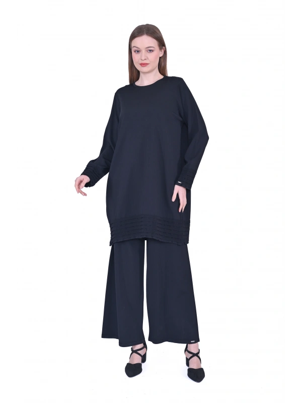 İNVEE 7025 Siyah Triko Tunik