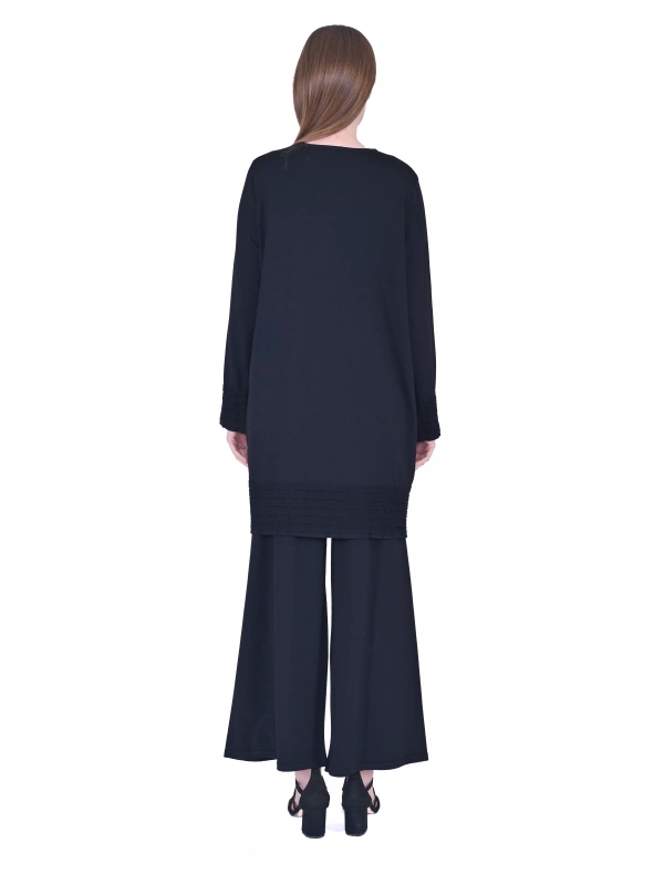 İNVEE 7025 Siyah Triko Tunik