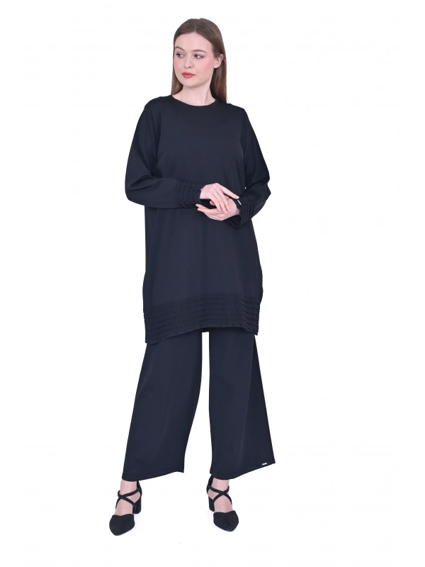 İNVEE 7025 Siyah Triko Tunik