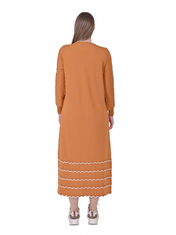 İNVEE 7030 Koral Triko Elbise