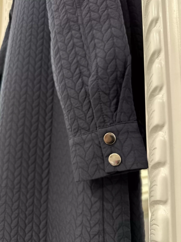 İNVEE Çıtçıt Kapamalı Kapitone Kap - Lacivert