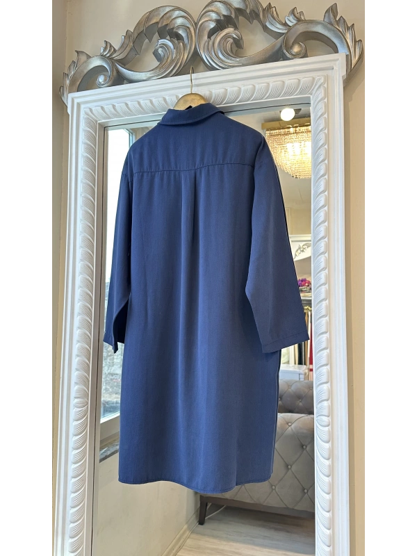 İNVEE 7094 Modal Gömlek - Lacivert