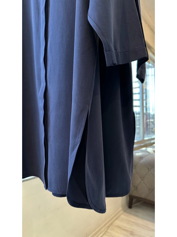 İNVEE 7094 Modal Gömlek - Lacivert