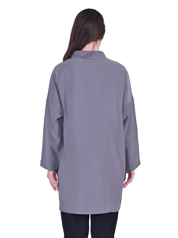 İNVEE 7053 Gri Gömlek