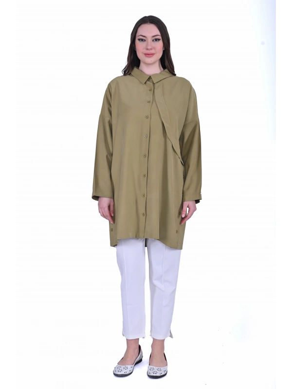 İNVEE 7053 Yeşil Gömlek