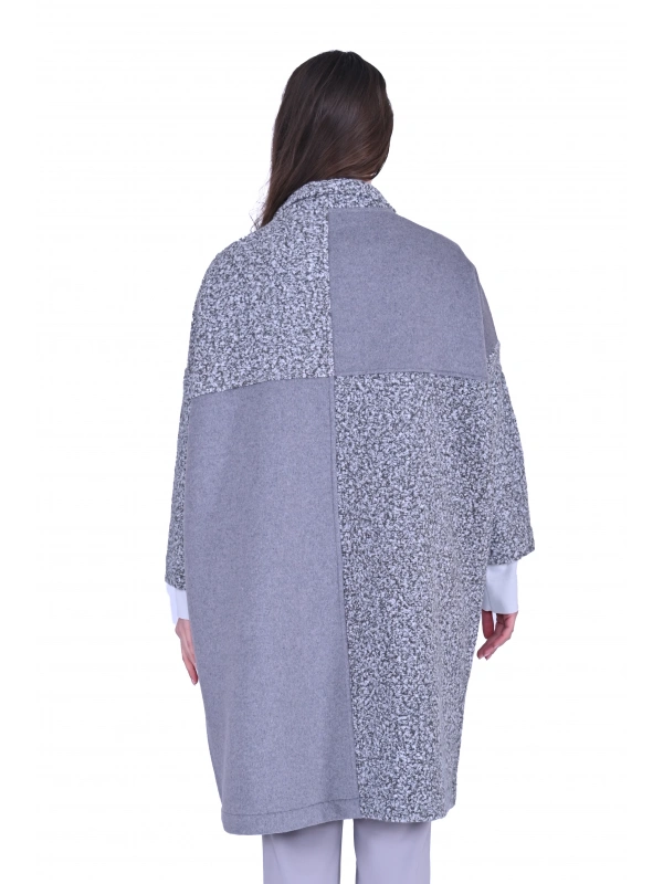 İNVEE 7054 Yün Karışımlı Gri Kaşe Kap