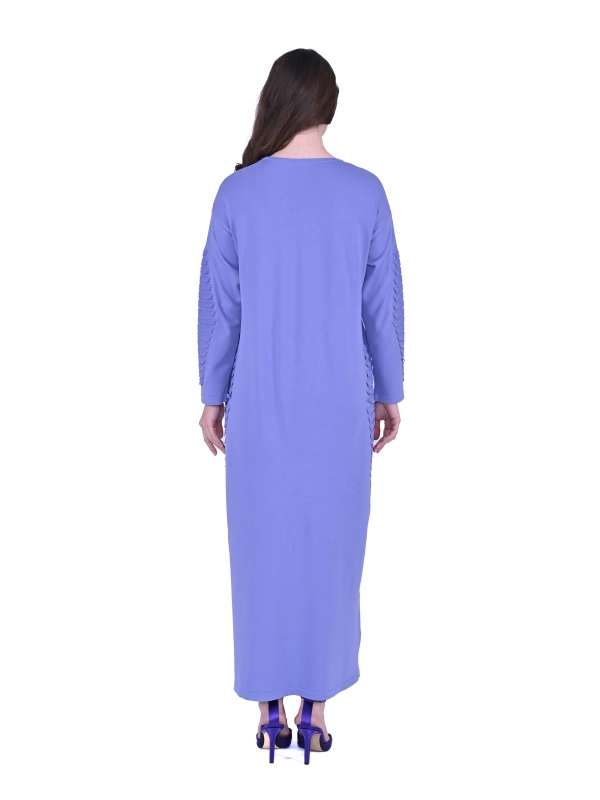 İNVEE 7060 Lila Triko Elbise
