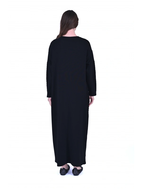 İNVEE 7060 Siyah Triko Elbise