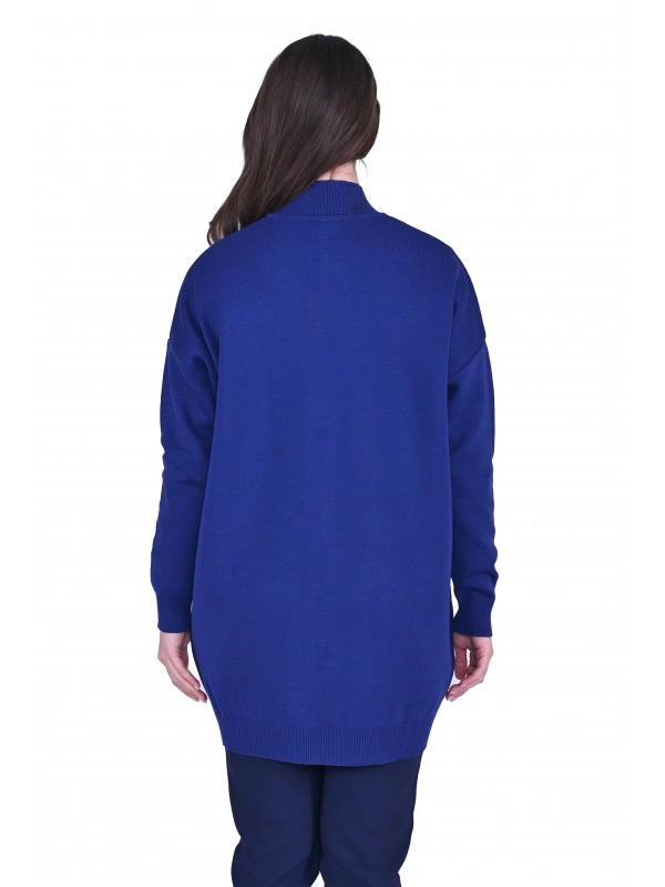 İNVEE 7070 Yün Karışımlı Triko Hırka - Parlament