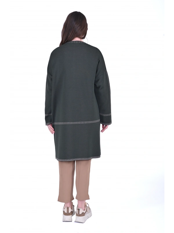 İNVEE 7076 Yün Karışımlı Nefti Hırka