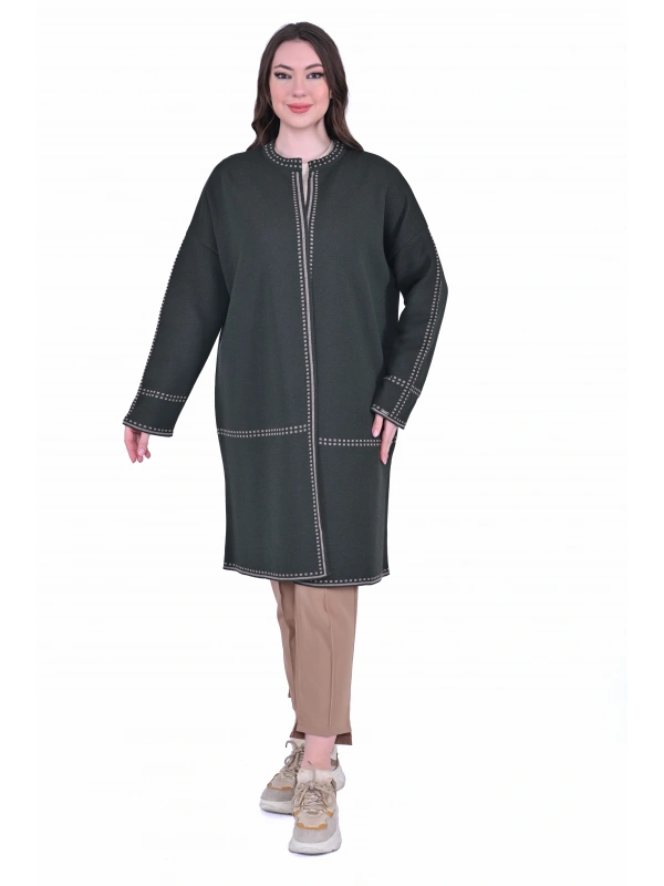 İNVEE 7076 Yün Karışımlı Nefti Hırka