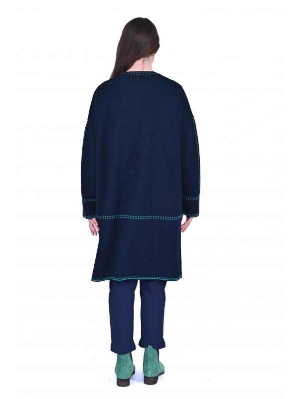 İNVEE 7076 Yün Karışımlı Hırka