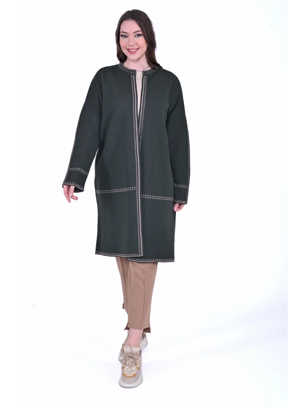 İNVEE 7076 Yün Karışımlı Nefti Hırka