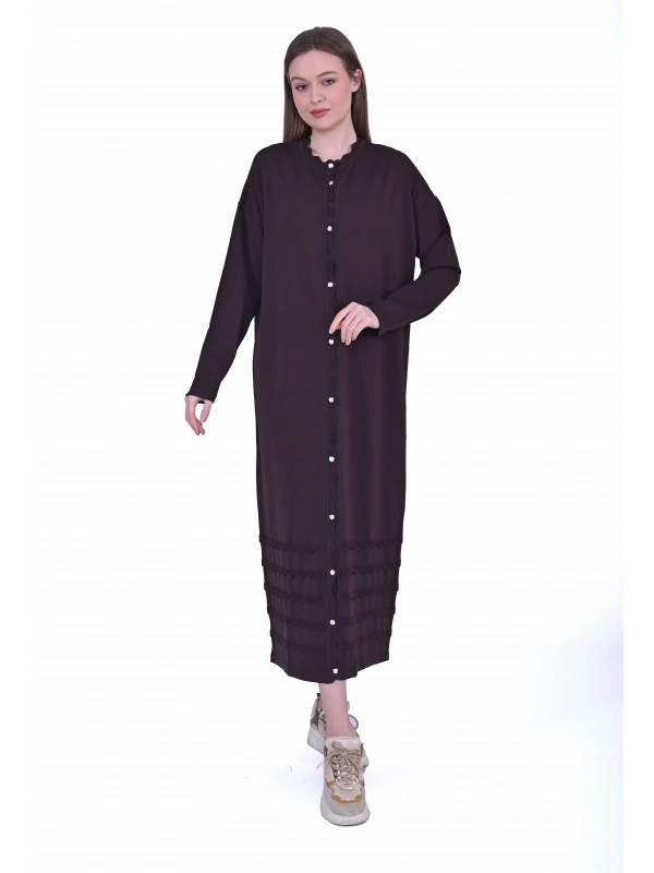 İNVEE Triko Hırka - Kahve