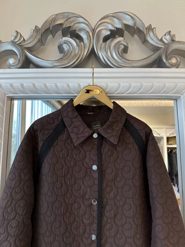 İNVEE 7095 Kapitone Kap - Kahverengi