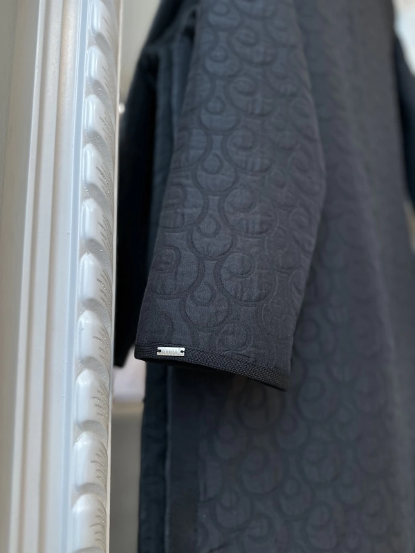 İNVEE 7095 Kapitone Kap - Siyah