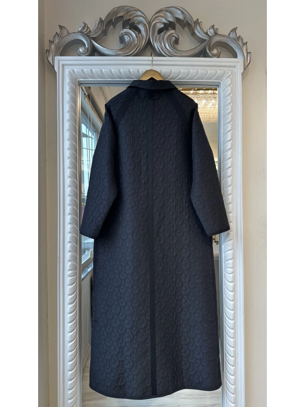 İNVEE 7095 Kapitone Kap - Siyah