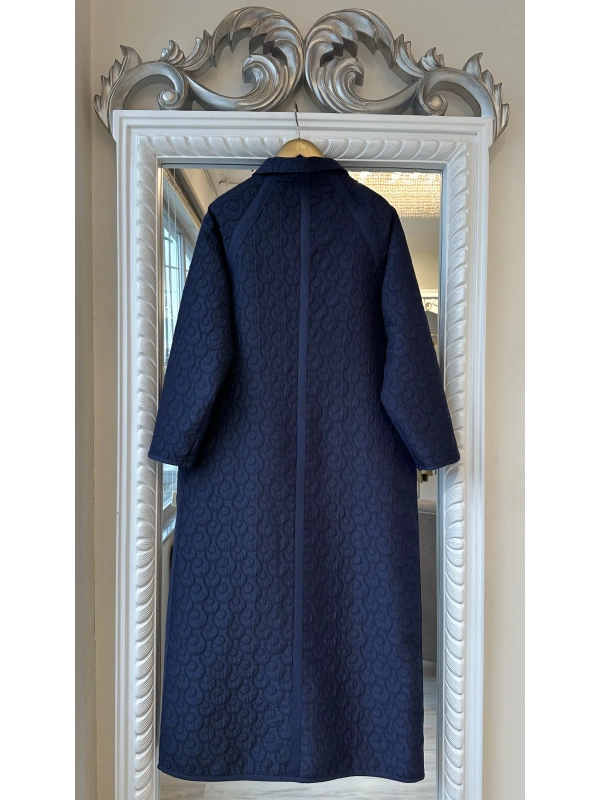 İNVEE 7095 Kapitone Kap - Lacivert