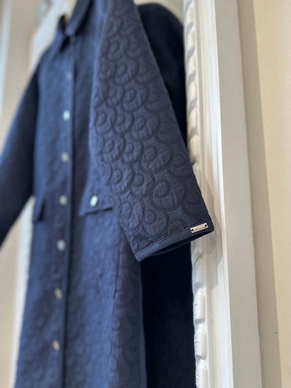 İNVEE 7095 Kapitone Kap - Lacivert