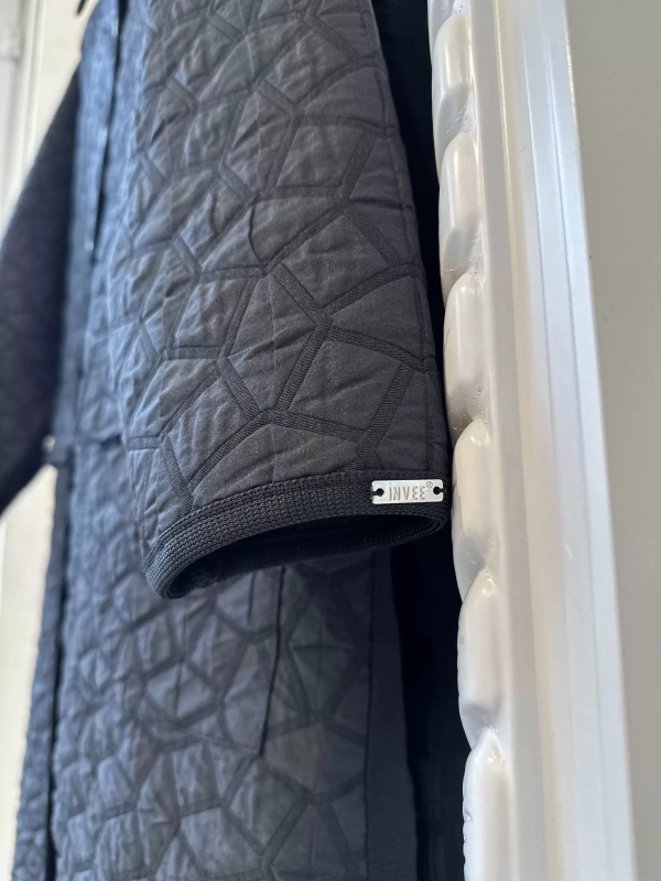 İNVEE 7096 Kapitone Ceket - Siyah