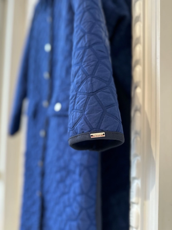 İNVEE 7096 Kapitone Ceket - Sax