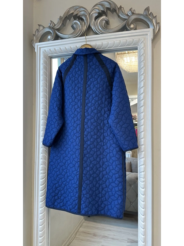 İNVEE 7096 Kapitone Ceket - Sax