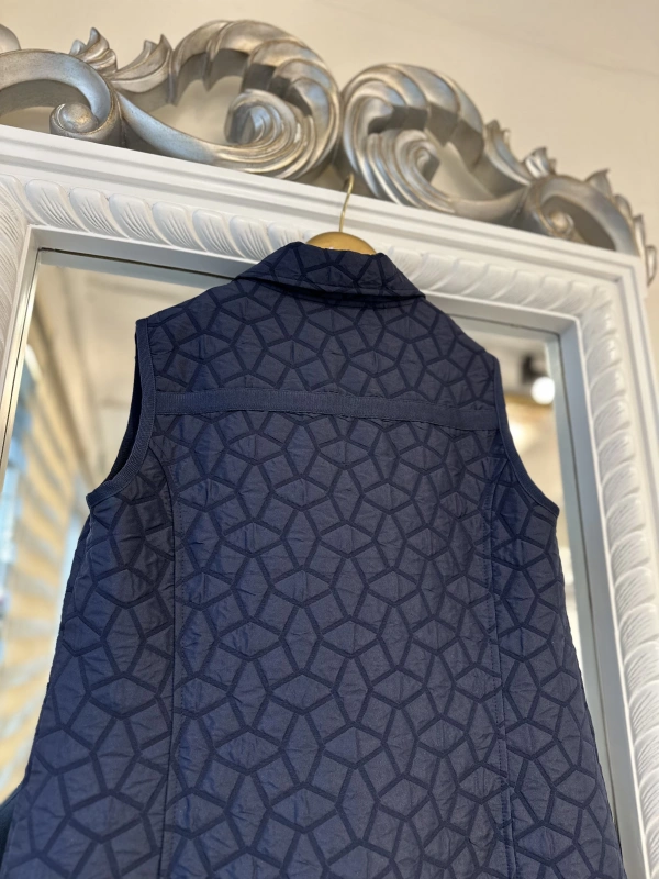 İNVEE 7099 Kapitone Yelek - Lacivert