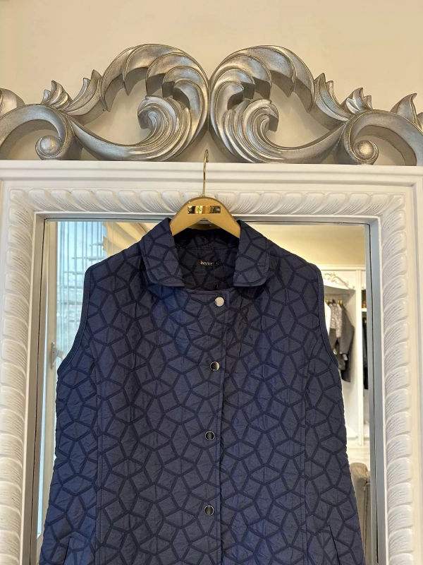 İNVEE 7099 Kapitone Yelek - Lacivert