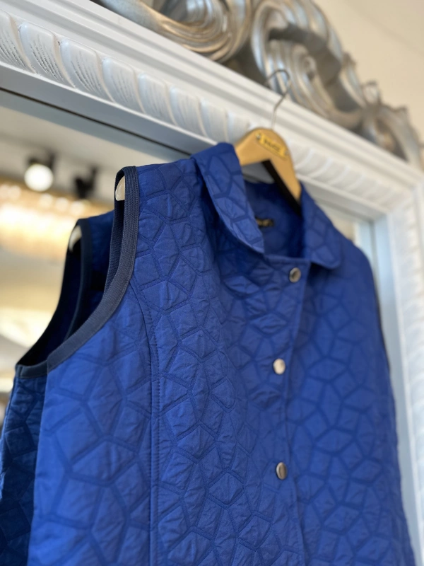 İNVEE 7099 Kapitone Yelek - Sax