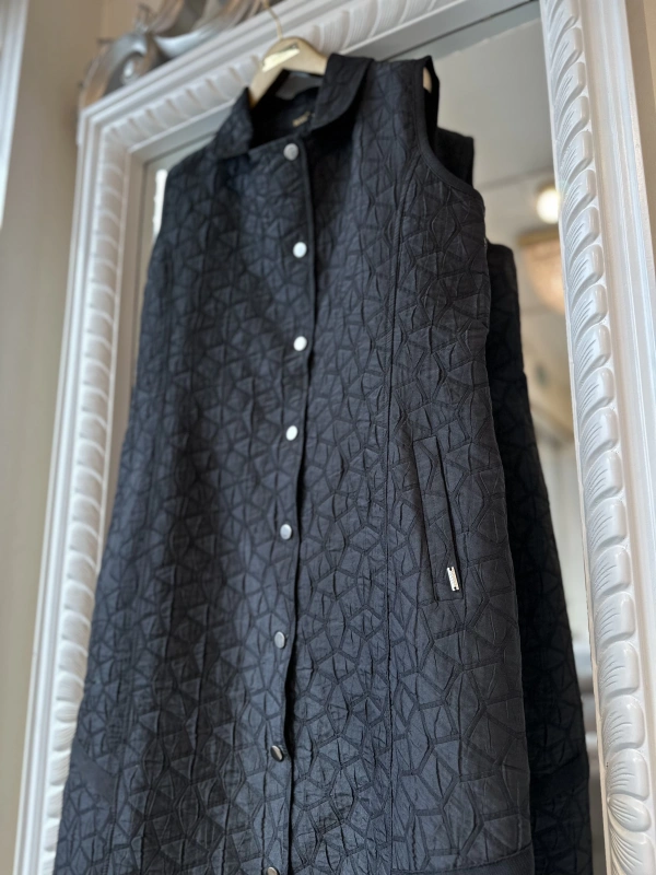 İNVEE 7099 Kapitone Yelek - Siyah