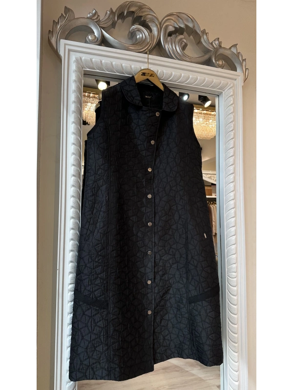 İNVEE 7099 Kapitone Yelek - Siyah