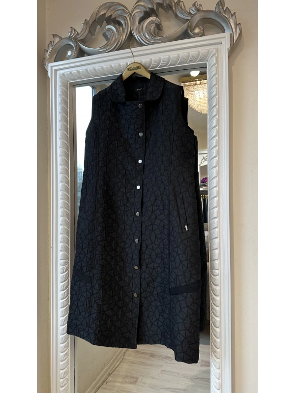 İNVEE 7099 Kapitone Yelek - Siyah