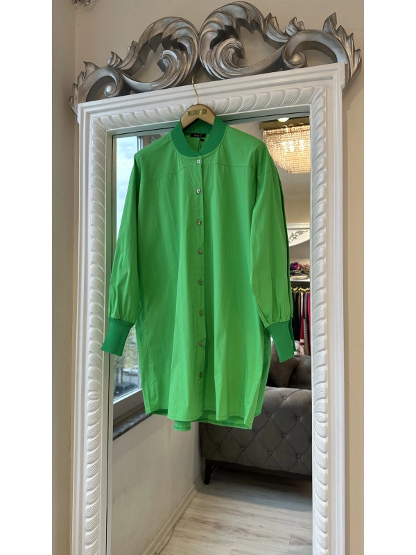 İNVEE 7103 Gömlek - Yeşil