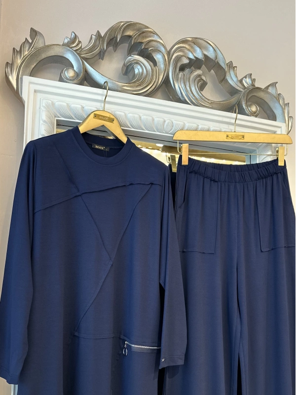 İNVEE Pamuk Takım - Lacivert