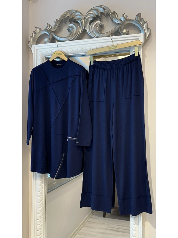 İNVEE Pamuk Takım - Lacivert