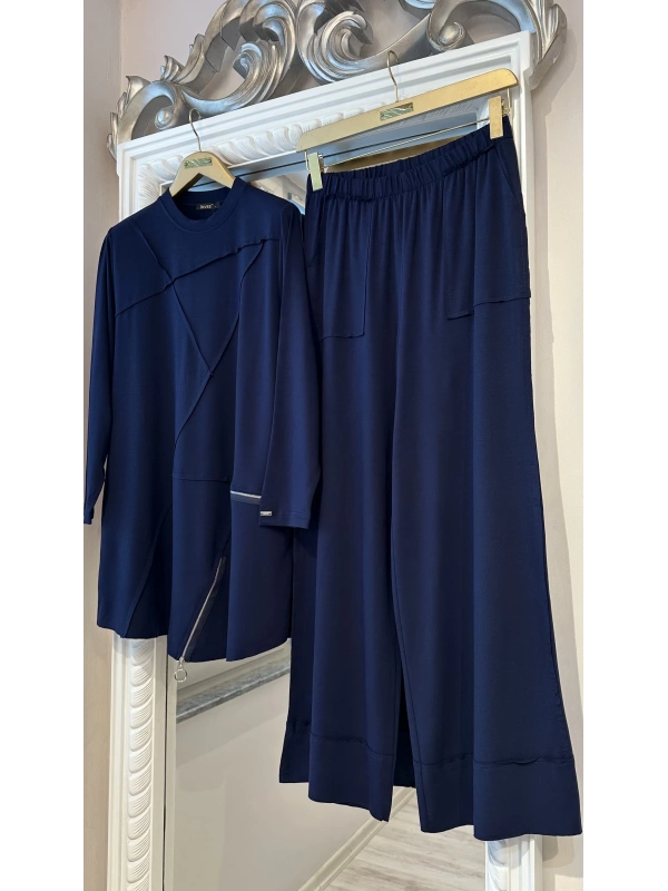 İNVEE Pamuk Takım - Lacivert