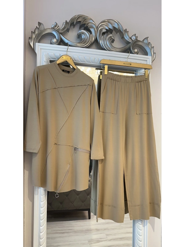 İNVEE Pamuk Takım - Camel