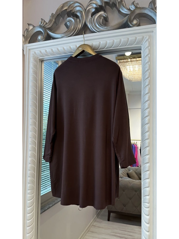 İNVEE Pamuk Takım - Kahverengi