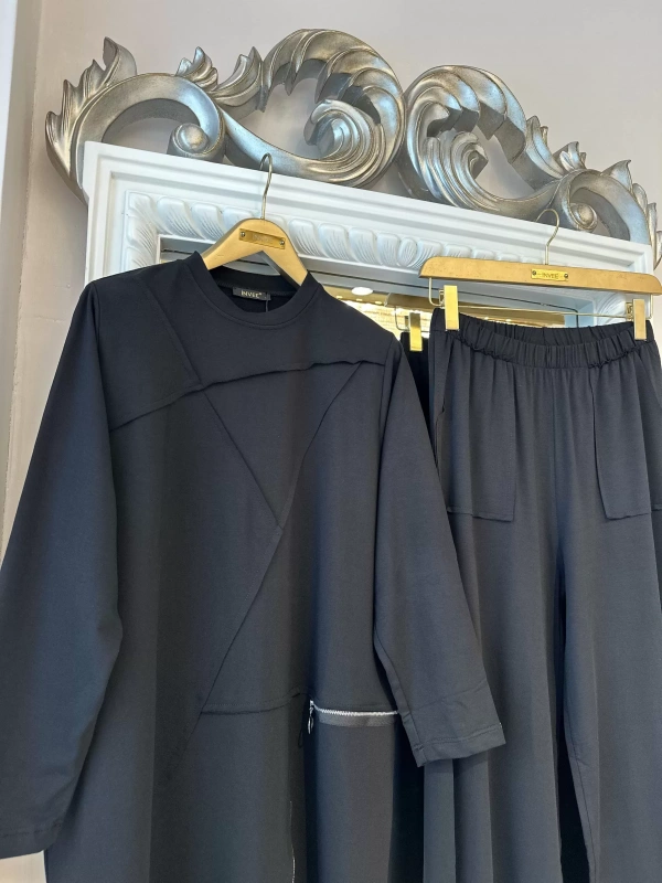 İNVEE Pamuk Takım - Siyah