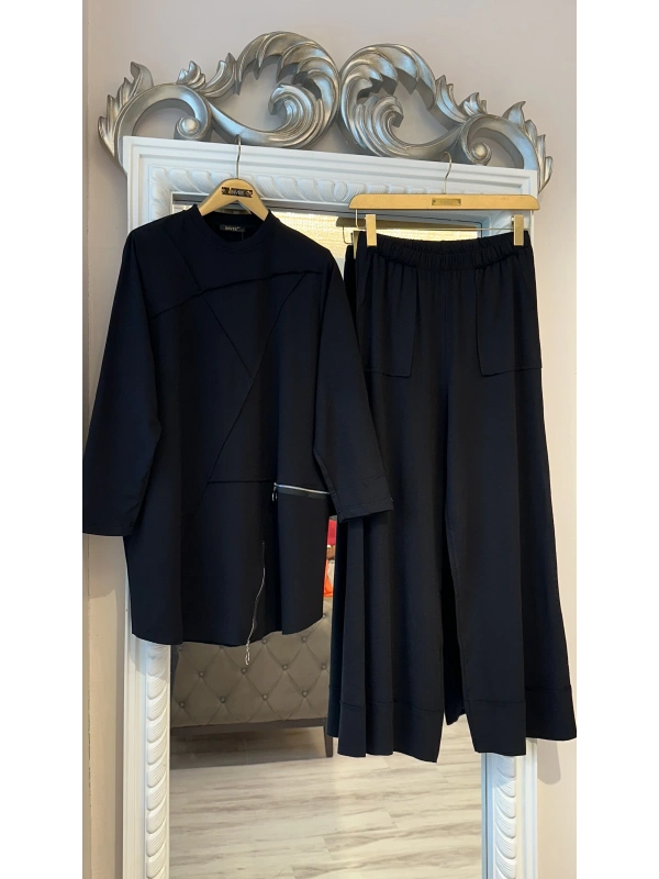 İNVEE Pamuk Takım - Siyah