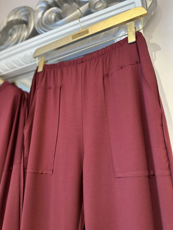 İNVEE Modal Takım - Bordo