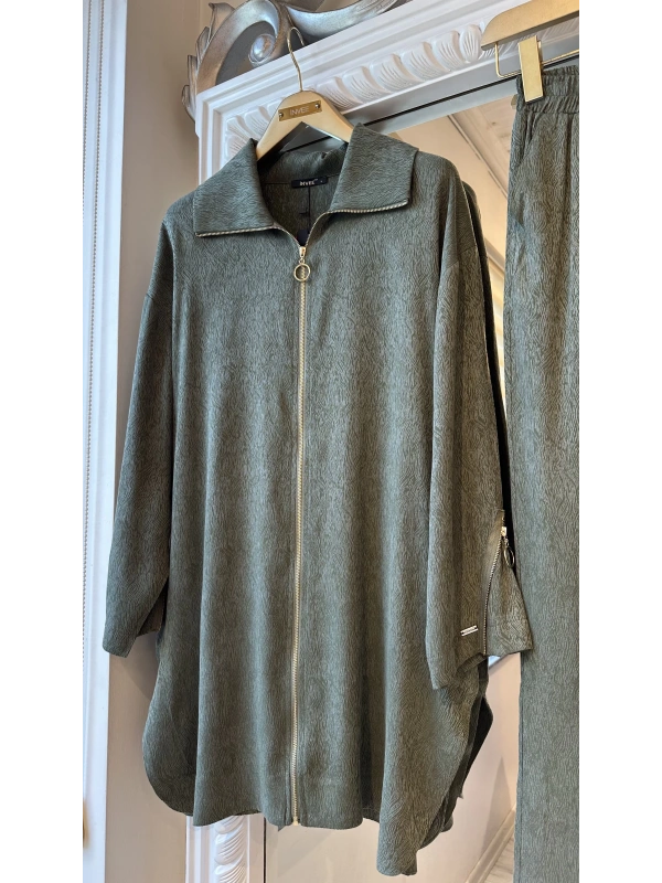 İNVEE 7135 Modal Takım - Haki