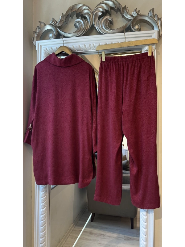 İNVEE 7135 Modal Takım - Bordo